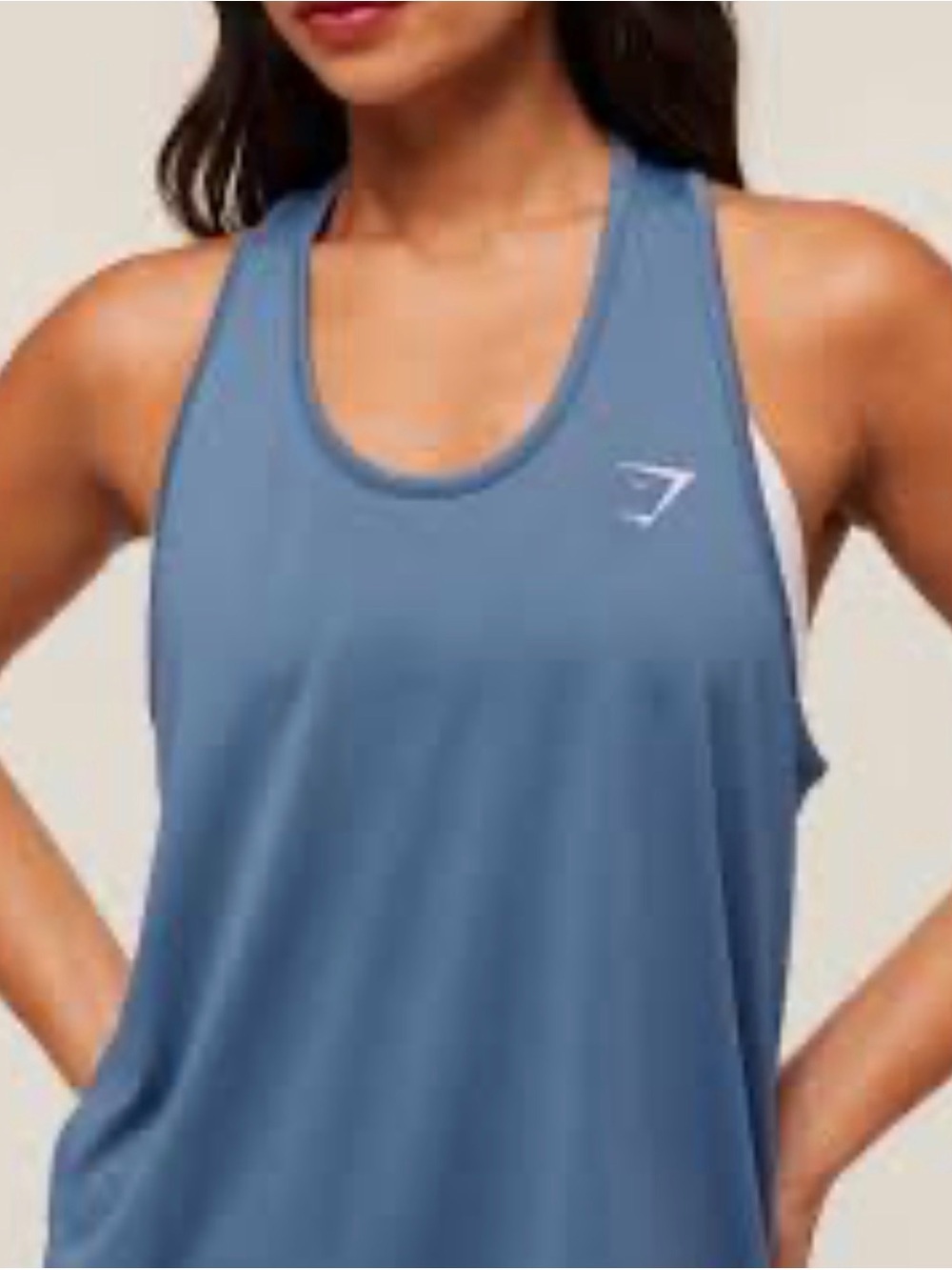 Gymshark Teal Performance Racerback Tank Top for Women ( See Colour) - Picture 3 of 5